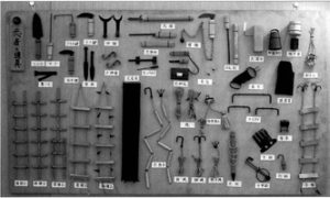 a small sample of the variety of weapons used by the Ninja. 